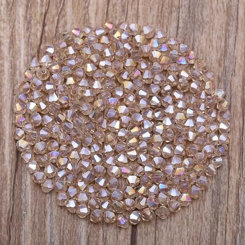 300 Stück exquisite 4,0 mm Doppelkegel-lose Kristallperlen für die Schmuckherstellung, Zubehör, 061–080–064, 4,0 mm 300 Stück exquisite 4,0 mm Doppelkegel-lose Kristallperlen für die Schmuckherstellung, Zubehör, 061–080–064, 4,0 mm von LNHBZ