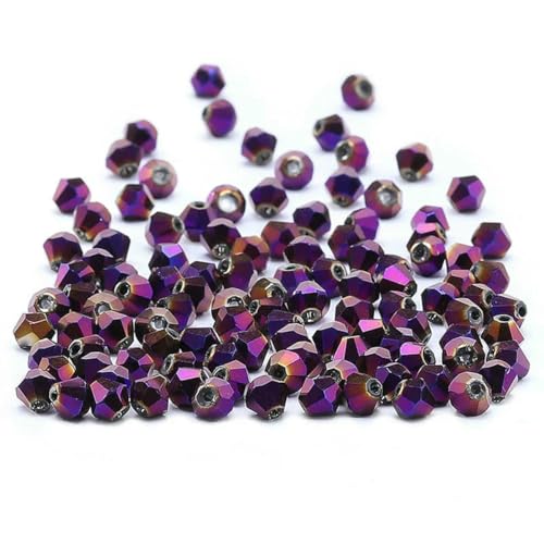 300 Stück exquisite 4,0 mm Doppelkegel-lose Kristallperlen für die Schmuckherstellung, Zubehör, 061–080–066, 4,0 mm 300 Stück exquisite 4,0 mm Doppelkegel-lose Kristallperlen für die Schmuckherstellung, Zubehör, 061–080–066, 4,0 mm von LNHBZ