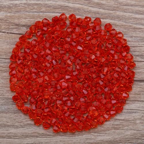 300 Stück exquisite 4,0 mm Doppelkegel-lose Kristallperlen für die Schmuckherstellung, Zubehör, 061–080–068, 4,0 mm 300 Stück exquisite 4,0 mm Doppelkegel-lose Kristallperlen für die Schmuckherstellung, Zubehör, 061–080–068, 4,0 mm von LNHBZ