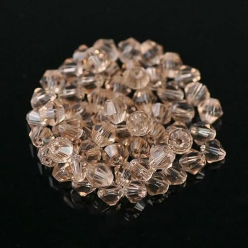 300 Stück exquisite 4,0 mm Doppelkegel-lose Kristallperlen für die Schmuckherstellung, Zubehör, 061–080–070, 4,0 mm 300 Stück exquisite 4,0 mm Doppelkegel-lose Kristallperlen für die Schmuckherstellung, Zubehör, 061–080–070, 4,0 mm von LNHBZ
