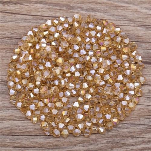 300 Stück exquisite 4,0 mm Doppelkegel-lose Kristallperlen für die Schmuckherstellung, Zubehör, 061–080–077, 4,0 mm 300 Stück exquisite 4,0 mm Doppelkegel-lose Kristallperlen für die Schmuckherstellung, Zubehör, 061–080–077, 4,0 mm von LNHBZ