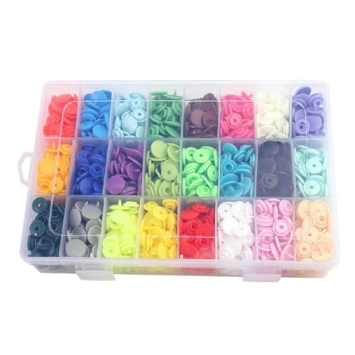 360 Sets T5-Druckknöpfe mit Druckknöpfen, Zangen-Werkzeugsatz und Organizer-Behältern, Drucknaht-Druckknöpfen, Druckknöpfen, 360 Stück 360 Sets T5-Druckknöpfe mit Druckknöpfen, Zangen-Werkzeugsatz und Organizer-Behältern, Drucknaht-Druckknöpfen, Druckknöpfen, 360 Stück von LNHBZ