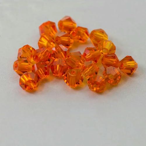 4,0 mm glänzende Kristallperlen, Doppelkegelperle, Glasperle, lose Abstandsperlen für Armbänder, DIY-Schmuckherstellung, 200 Stück, Hyazinthe, 4,0 mm 4,0 mm glänzende Kristallperlen, Doppelkegelperle, Glasperle, lose Abstandsperlen für Armbänder, DIY-Schmuckherstellung, 200 Stück, Hyazinthe, 4,0 mm von LNHBZ