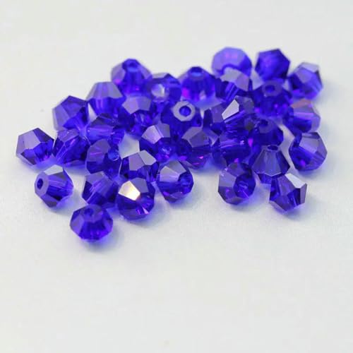 4,0 mm glänzende Kristallperlen, Doppelkegelperle, Glasperlen, lose Abstandsperlen für Armbänder, DIY-Schmuckherstellung, 200 Stück, dunkelblau, 4,0 mm 4,0 mm glänzende Kristallperlen, Doppelkegelperle, Glasperlen, lose Abstandsperlen für Armbänder, DIY-Schmuckherstellung, 200 Stück, dunkelblau, 4,0 mm von LNHBZ