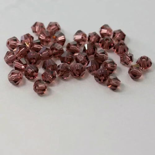 4,0 mm glänzende Kristallperlen, Doppelkegelperlen, Glasperlen, lose Abstandsperlen für Armbänder, DIY-Schmuckherstellung, 200 Stück, lila, 4,0 mm 4,0 mm glänzende Kristallperlen, Doppelkegelperlen, Glasperlen, lose Abstandsperlen für Armbänder, DIY-Schmuckherstellung, 200 Stück, lila, 4,0 mm von LNHBZ