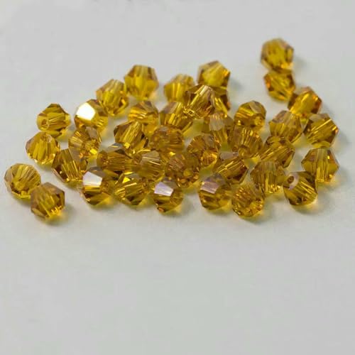 4,0 mm glänzende Kristallperlen, Doppelkegelperlen, Glasperlen, lose Abstandsperlen für Armbänder, DIY-Schmuckherstellung, 200 Stück - 4,0 mm 4,0 mm glänzende Kristallperlen, Doppelkegelperlen, Glasperlen, lose Abstandsperlen für Armbänder, DIY-Schmuckherstellung, 200 Stück - 4,0 mm von LNHBZ