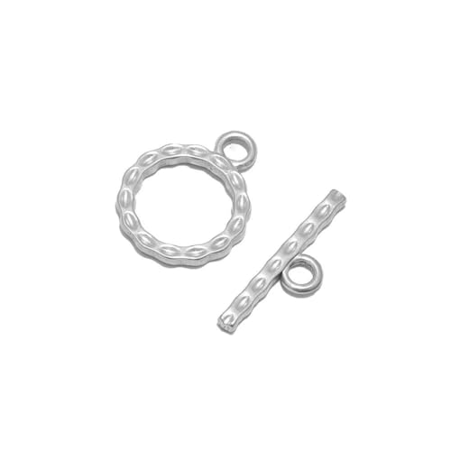 4 Sets Edelstahl-Gold-Knebelverschlüsse für die Herstellung von DIY-Schmuck, Halsketten, Verbinder, Verschlüsse, Armbänder, Haken, Zubehör, Stahl 5 4 Sets Edelstahl-Gold-Knebelverschlüsse für die Herstellung von DIY-Schmuck, Halsketten, Verbinder, Verschlüsse, Armbänder, Haken, Zubehör, Stahl 5 von LNHBZ
