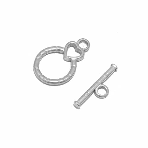 4 Sets Edelstahl-Knebelverschlüsse mit Gold-Toggle-OT-Verschlüssen für die Herstellung von DIY-Schmuck, Halsketten, Verbindungsstücke, Armbänder, Haken, Zubehör, Stahl 2 4 Sets Edelstahl-Knebelverschlüsse mit Gold-Toggle-OT-Verschlüssen für die Herstellung von DIY-Schmuck, Halsketten, Verbindungsstücke, Armbänder, Haken, Zubehör, Stahl 2 von LNHBZ