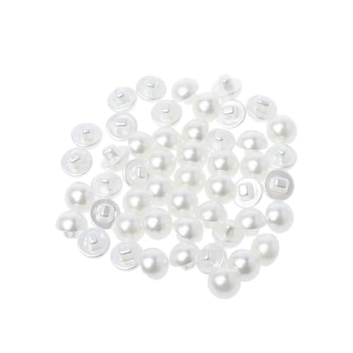 448B 50 Stücke Kunstperle Knöpfe Passend Für Nähen Sammelalbum Zuglasche Nähen Handwerk 10/11.5mm-10mm von LNHBZ