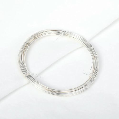 5 Meter 18 Karat vergoldeter Kupferdraht, DIY-Schmuckherstellung, Messing-Metalldraht für handgefertigten Drahtschmuck, versilbert, 0,3,0 mm, 5 Meter 5 Meter 18 Karat vergoldeter Kupferdraht, DIY-Schmuckherstellung, Messing-Metalldraht für handgefertigten Drahtschmuck, versilbert, 0,3,0 mm, 5 Meter von LNHBZ