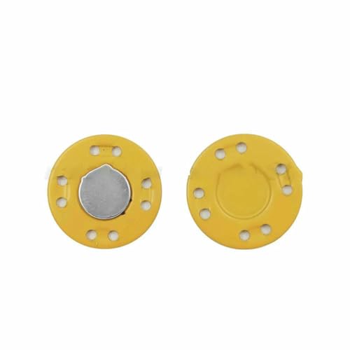 5 Paar magnetische Kleidung, unsichtbare Magnetknöpfe, Nähzubehör für Jacken, Mäntel, Strickjacken, Taschen, handgefertigt, DIY-Nähen, Snap-Eigelb, 12,5 mm 5 Paar magnetische Kleidung, unsichtbare Magnetknöpfe, Nähzubehör für Jacken, Mäntel, Strickjacken, Taschen, handgefertigt, DIY-Nähen, Snap-Eigelb, 12,5 mm von LNHBZ