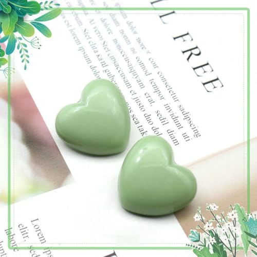 5 Stück/Los Nähartikel für Kinder, Zubehör, süße dekorative Herzknöpfe für Kinderkleidung, Teile, DIY, Handarbeiten, Bastelbedarf, Hellgrün, 23,0 mm 5 Stück/Los Nähartikel für Kinder, Zubehör, süße dekorative Herzknöpfe für Kinderkleidung, Teile, DIY, Handarbeiten, Bastelbedarf, Hellgrün, 23,0 mm von LNHBZ