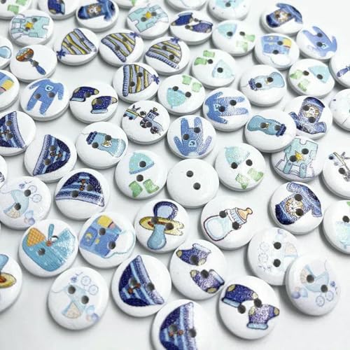 50/100 Stück Weiß Gemischt Blau Baby Reich runde Holzknöpfe Nähen Scrapbooking Kleidung Handwerk Handarbeit Zubehör 15mm WB918-100 Stück 50/100 Stück Weiß Gemischt Blau Baby Reich runde Holzknöpfe Nähen Scrapbooking Kleidung Handwerk Handarbeit Zubehör 15mm WB918-100 Stück von LNHBZ