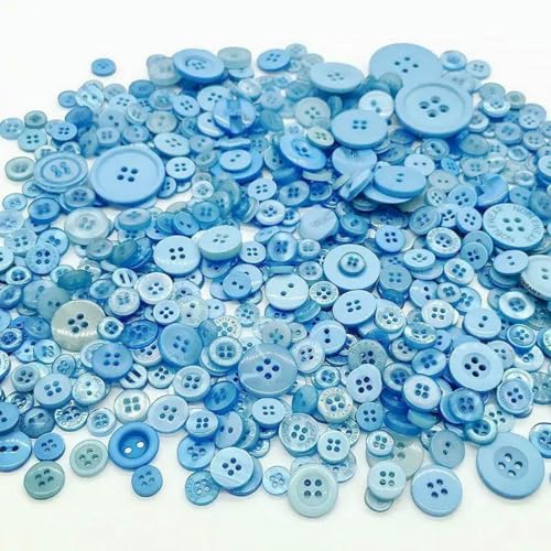 50 Gramm Mix-Größe Weihnachtsfarben Harzknopf Nähwerkzeuge Dekorative Scrapbooking Kleidungsstück DIY Bekleidungszubehör-BN0609 von LNHBZ