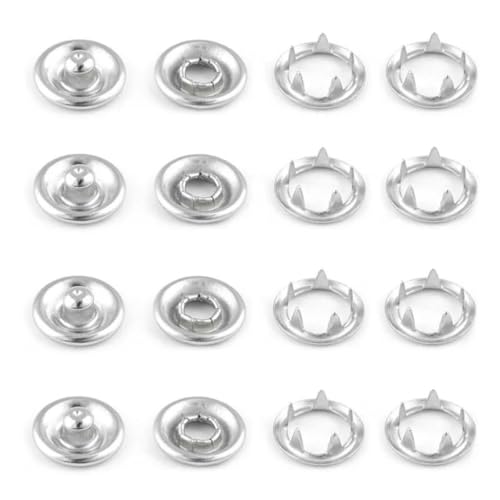 50 Satz/Los 9,5/11 mm Druckknopf-Nieten aus Eisen zum Selbermachen, Nähen, Basteln, Ornamentherstellung, Anbringen von Kleidungstaschen, Rhodium, Durchmesser 11 mm, 50 Sätze 50 Satz/Los 9,5/11 mm Druckknopf-Nieten aus Eisen zum Selbermachen, Nähen, Basteln, Ornamentherstellung, Anbringen von Kleidungstaschen, Rhodium, Durchmesser 11 mm, 50 Sätze von LNHBZ