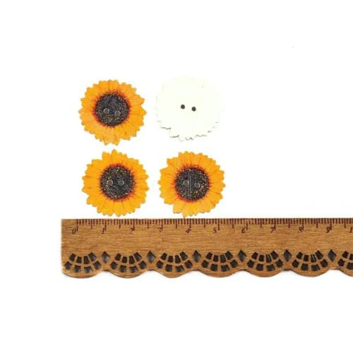 50 Stück 1,3–3 cm/Truthahn/Ahorn/Mais Tannenzapfen gemischte Holzknöpfe für handgefertigte Kleidung Scrapbooking Nähen Dekorativ C4130-9- von LNHBZ