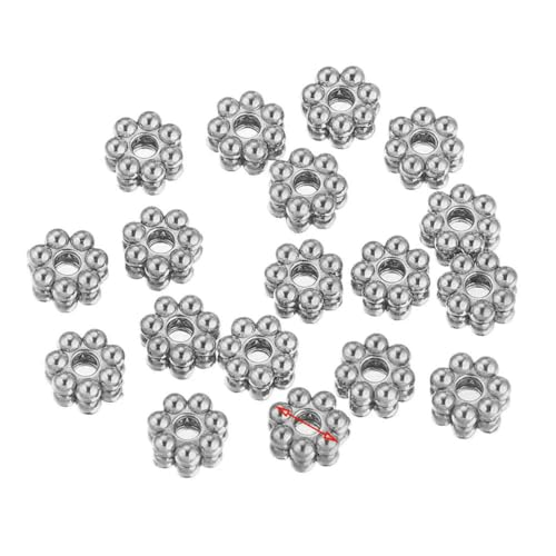 50 Stück Edelstahl-Abstandshalterperlen in Schneeflocken-Blumenform, vergoldet, lose Perlenkappe für DIY-Handarbeiten, Schmuckherstellung, Armband, S5 mm 50 Stück Edelstahl-Abstandshalterperlen in Schneeflocken-Blumenform, vergoldet, lose Perlenkappe für DIY-Handarbeiten, Schmuckherstellung, Armband, S5 mm von LNHBZ
