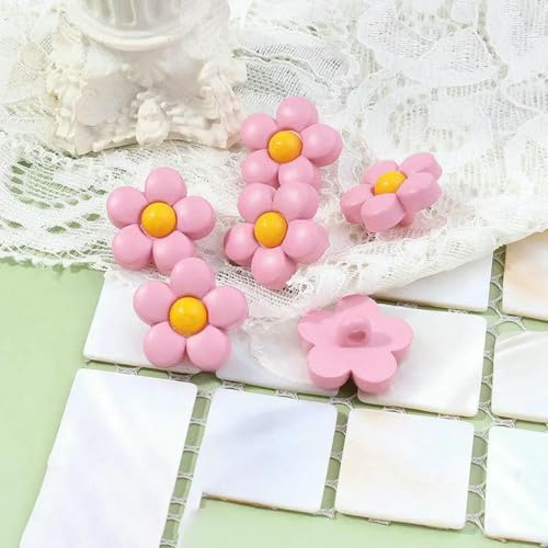 50 Stück Knöpfe Blumen-Nähknöpfe Bastelknöpfe Kinderknöpfe für DIY-Kinderkleidung 15/18 mm-Rosa-15 mm 50 Stück 50 Stück Knöpfe Blumen-Nähknöpfe Bastelknöpfe Kinderknöpfe für DIY-Kinderkleidung 15/18 mm-Rosa-15 mm 50 Stück von LNHBZ