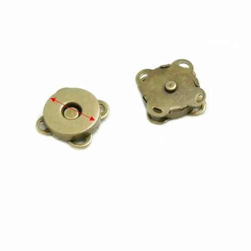 5er-Set Magnet-Druckknöpfe aus Metall, Magnetverschluss, Schnalle für Kleidung, Tasche, DIY, Basteln, Nähzubehör, 10 mm, 15 mm, 18 mm - 14,5 mm, Bronze 5er-Set Magnet-Druckknöpfe aus Metall, Magnetverschluss, Schnalle für Kleidung, Tasche, DIY, Basteln, Nähzubehör, 10 mm, 15 mm, 18 mm - 14,5 mm, Bronze von LNHBZ