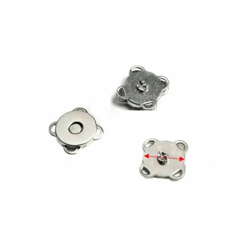 5er-Set Metall-Druckknopf, Magnetverschluss, Schnalle für Kleidung, Tasche, DIY, Basteln, Nähzubehör, 10 mm, 15 mm, 18 mm - 10 mm, Silber 5er-Set Metall-Druckknopf, Magnetverschluss, Schnalle für Kleidung, Tasche, DIY, Basteln, Nähzubehör, 10 mm, 15 mm, 18 mm - 10 mm, Silber von LNHBZ