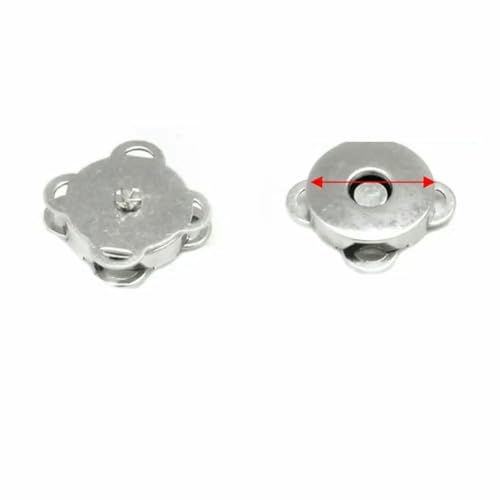 5er-Set Metall-Druckknopf, Magnetverschluss, Schnalle für Kleidung, Tasche, DIY, Basteln, Nähzubehör, 10 mm, 15 mm, 18 mm - 18,5 mm, Silber 5er-Set Metall-Druckknopf, Magnetverschluss, Schnalle für Kleidung, Tasche, DIY, Basteln, Nähzubehör, 10 mm, 15 mm, 18 mm - 18,5 mm, Silber von LNHBZ