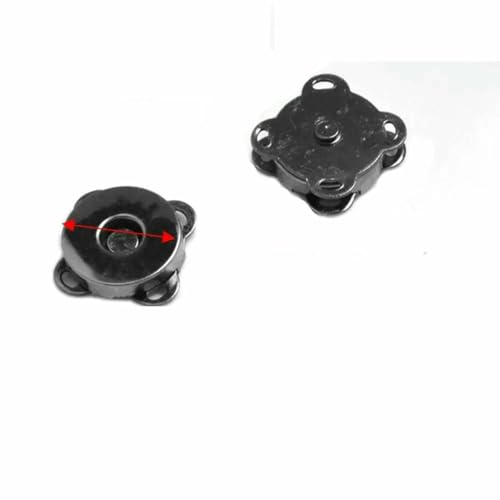 5er-Set Metall-Magnetknopf, Magnetverschluss, Schnalle für Kleidung, Tasche, DIY, Basteln, Nähzubehör, 10 mm, 15 mm, 18 mm - 14,5 mm, Gun Black 5er-Set Metall-Magnetknopf, Magnetverschluss, Schnalle für Kleidung, Tasche, DIY, Basteln, Nähzubehör, 10 mm, 15 mm, 18 mm - 14,5 mm, Gun Black von LNHBZ