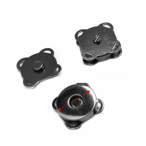 5er-Set Metall-Magnetknopf, Magnetverschluss, Schnalle für Kleidung, Tasche, DIY, Basteln, Nähzubehör, 10 mm, 15 mm, 18 mm - 18,5 mm, Gun Black 5er-Set Metall-Magnetknopf, Magnetverschluss, Schnalle für Kleidung, Tasche, DIY, Basteln, Nähzubehör, 10 mm, 15 mm, 18 mm - 18,5 mm, Gun Black von LNHBZ