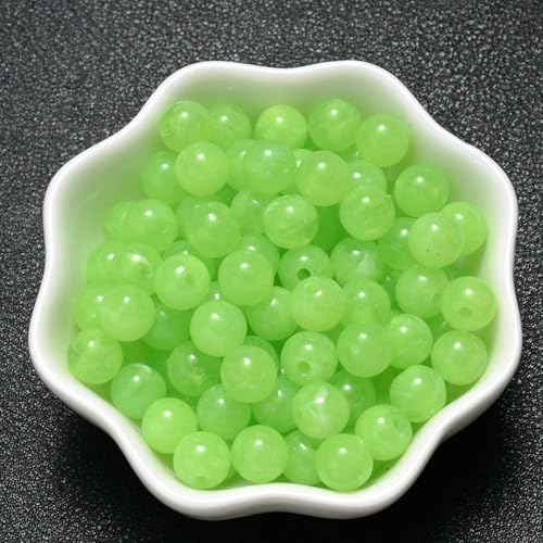 6–18 mm Farbverlauf-Acrylperlen, rund, Katzenauge, lose Abstandsperlen für die Schmuckherstellung, DIY, handgefertigtes Armband, Halskettenzubehör, 34–14,0 mm (20 Stück) von LNHBZ