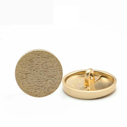 6 Stück 10–28 mm goldene Metallknöpfe, Kleidungsstück, Mantel, Nähzubehör, Knöpfe für Kleidung, Basteln, schwarzer Punkt, Ölknopf, Punkt, Ölknopf, 5–10 mm von LNHBZ