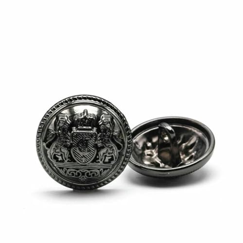 6 Stück 10–28 mm goldene Metallknöpfe, Kleidungsstück, Mantel, Nähzubehör, Knöpfe zum Basteln von Kleidung, schwarzer Punkt, Ölknopf, Punkt, Ölknopf, 6–12,5 mm 6 Stück 10–28 mm goldene Metallknöpfe, Kleidungsstück, Mantel, Nähzubehör, Knöpfe zum Basteln von Kleidung, schwarzer Punkt, Ölknopf, Punkt, Ölknopf, 6–12,5 mm von LNHBZ