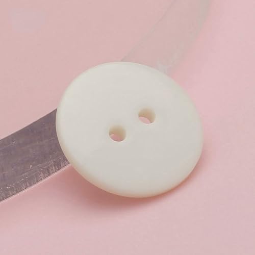 9–30 mm gemischter Knopf, Kinderkleidung, bunt, Doppelaugen-Brotknopf für DIY-Harz, Scrapbooking, Handstricken, Basteln, Großhandel, Beige, 20 l, 12,5 mm, 100 Stück von LNHBZ