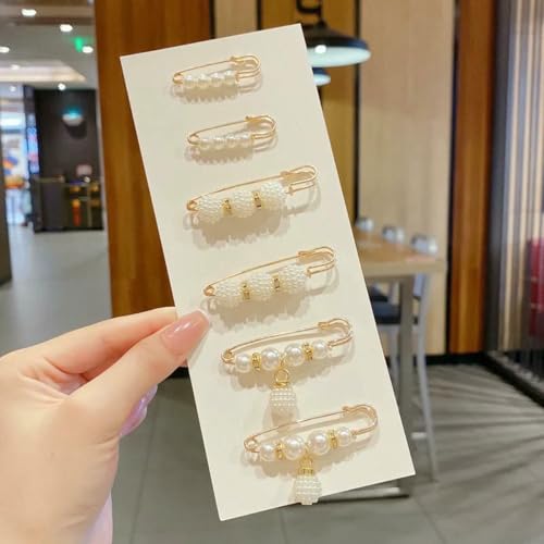 Abnehmbare Perlenbroschennadeln, Hosennadel, Dekoration, Knopfclips, Nähen, Schnallen für Jeans, Taillenverlängerung, Sicherheitsnadeln, O, 6 Stück Abnehmbare Perlenbroschennadeln, Hosennadel, Dekoration, Knopfclips, Nähen, Schnallen für Jeans, Taillenverlängerung, Sicherheitsnadeln, O, 6 Stück von LNHBZ