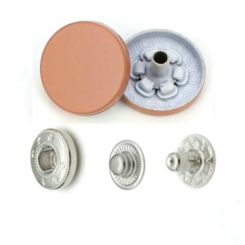 Bunte 831 Metall-Druckknöpfe, Druckknöpfe, Nähknöpfe für Lederhandwerk, Taschen, Kleidung, Mantel, Jacke, H117 rou fen-831, 40er-Set Bunte 831 Metall-Druckknöpfe, Druckknöpfe, Nähknöpfe für Lederhandwerk, Taschen, Kleidung, Mantel, Jacke, H117 rou fen-831, 40er-Set von LNHBZ