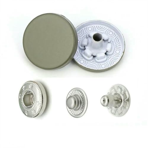 Bunte 831 Metall-Druckknöpfe, Nähknöpfe für Lederhandwerk, Taschen, Kleidung, Mantel, Jacke, H131, Armeegrün, 831, 40er-Set Bunte 831 Metall-Druckknöpfe, Nähknöpfe für Lederhandwerk, Taschen, Kleidung, Mantel, Jacke, H131, Armeegrün, 831, 40er-Set von LNHBZ