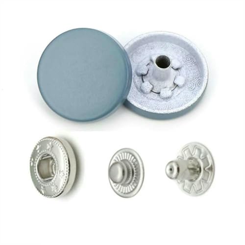 Bunte 831 Metall-Druckknöpfe zum Nähen von Knöpfen für Lederhandwerkstaschen, Kleidung, Mäntel, Jacken, H130 blau, 831, 40er-Set Bunte 831 Metall-Druckknöpfe zum Nähen von Knöpfen für Lederhandwerkstaschen, Kleidung, Mäntel, Jacken, H130 blau, 831, 40er-Set von LNHBZ