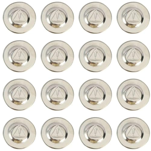 Druckknöpfe, Anstecknadeln, runde Broschenmagnete, Broschenmagnet, Metall, Geldbörsen, Kragen, Schal, Brett, Anstecknadeln, Hijab, 24 Stück, 20 mm von LNHBZ