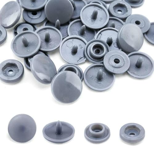 Druckknöpfe für Kleidung im Großhandel, T5-Knöpfe, DIY-Druckknöpfe für Kleidungsstücke, für Kinderwindeln/Lätzchen/Taschen/Ordner/-Grauer Druckknopf-600 Sets Knöpfe Druckknöpfe für Kleidung im Großhandel, T5-Knöpfe, DIY-Druckknöpfe für Kleidungsstücke, für Kinderwindeln/Lätzchen/Taschen/Ordner/-Grauer Druckknopf-600 Sets Knöpfe von LNHBZ