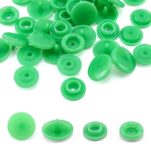Druckknöpfe für Kleidung im Großhandel, T5-Knöpfe, DIY-Druckknöpfe für Kleidungsstücke, für Kinderwindeln/Lätzchen/Taschen/Ordner/-Grüner Druckknopf-200 Sets Knöpfe Druckknöpfe für Kleidung im Großhandel, T5-Knöpfe, DIY-Druckknöpfe für Kleidungsstücke, für Kinderwindeln/Lätzchen/Taschen/Ordner/-Grüner Druckknopf-200 Sets Knöpfe von LNHBZ