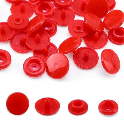 Druckknöpfe für Kleidung im Großhandel, T5-Knöpfe, DIY-Druckknöpfe für Kleidungsstücke, für Kinderwindeln/Lätzchen/Taschen/Ordner/-Roter Druckknopf-400 Sets Knöpfe Druckknöpfe für Kleidung im Großhandel, T5-Knöpfe, DIY-Druckknöpfe für Kleidungsstücke, für Kinderwindeln/Lätzchen/Taschen/Ordner/-Roter Druckknopf-400 Sets Knöpfe von LNHBZ