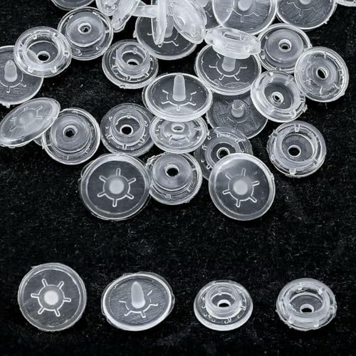 Druckknöpfe für Kleidung im Großhandel, T5-Knöpfe, DIY-Druckknöpfe für Kleidungsstücke, für Kinderwindeln/Lätzchen/Taschen/Ordner/-Transparente, 600 Sets Knöpfe von LNHBZ