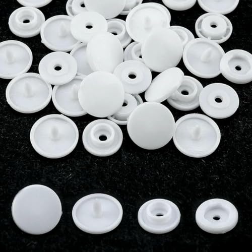 Druckknöpfe für Kleidung im Großhandel, T5-Knöpfe, DIY-Druckknöpfe für Kleidungsstücke, verwendet für Kinderwindeln/Lätzchen/Taschen/Ordner/-Weißer Druckknopf-400 Sets Knöpfe Druckknöpfe für Kleidung im Großhandel, T5-Knöpfe, DIY-Druckknöpfe für Kleidungsstücke, verwendet für Kinderwindeln/Lätzchen/Taschen/Ordner/-Weißer Druckknopf-400 Sets Knöpfe von LNHBZ