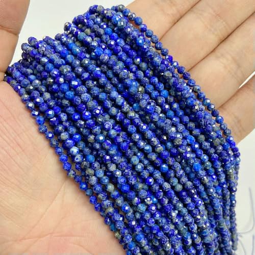 Facettierte mehrfarbige Quarzperlen, 2 mm, 3,0 mm, 4,0 mm, rund, Granat, Tigerauge, Achate, Kristall, lose Perlen zur Schmuckherstellung, Armband, DIY, Lapislazuli, 4,0 mm, ca. 80 Facettierte mehrfarbige Quarzperlen, 2 mm, 3,0 mm, 4,0 mm, rund, Granat, Tigerauge, Achate, Kristall, lose Perlen zur Schmuckherstellung, Armband, DIY, Lapislazuli, 4,0 mm, ca. 80 von LNHBZ