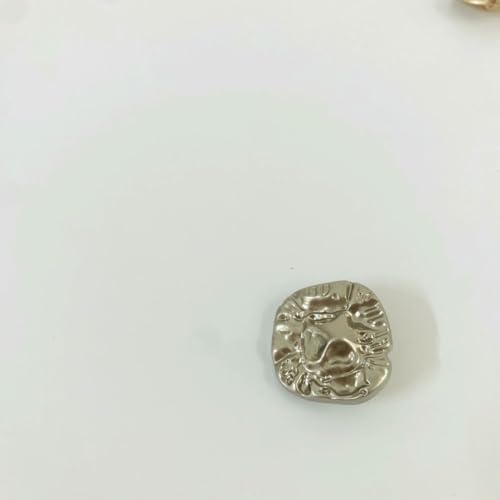 Goldfarbene Nähknöpfe aus Legierung, 25/30 mm, für Kleidung, dekorative Bastelarbeiten, Rucksäcke, Heimwerkerbedarf, große Scrapbooking-Metallknöpfe, 6 Stück, TB548-2, 30 mm, 6 Stück von LNHBZ