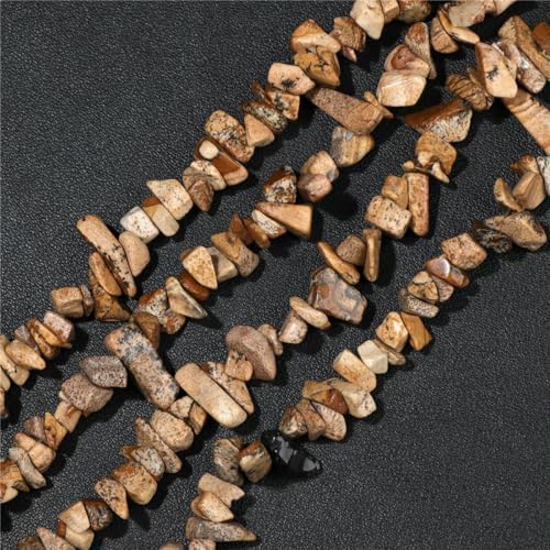 Großhandel Naturstein-Achat-Chips-Perlen 5–8 mm, unregelmäßige Malachit-Amazonit-Opal-Quarz-Edelsteine, Kiesperlen zur Schmuckherstellung, Bilderstein, ca. 38,1 cm Großhandel Naturstein-Achat-Chips-Perlen 5–8 mm, unregelmäßige Malachit-Amazonit-Opal-Quarz-Edelsteine, Kiesperlen zur Schmuckherstellung, Bilderstein, ca. 38,1 cm von LNHBZ