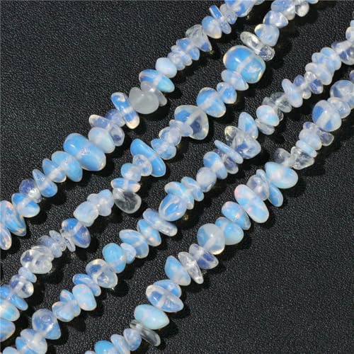 Großhandel Naturstein-Achat-Chips-Perlen 5–8 mm, unregelmäßige Malachit-Amazonit-Opal-Quarz-Edelsteine, Kiesperlen zur Schmuckherstellung, Opal, ca. 81,3 cm Großhandel Naturstein-Achat-Chips-Perlen 5–8 mm, unregelmäßige Malachit-Amazonit-Opal-Quarz-Edelsteine, Kiesperlen zur Schmuckherstellung, Opal, ca. 81,3 cm von LNHBZ