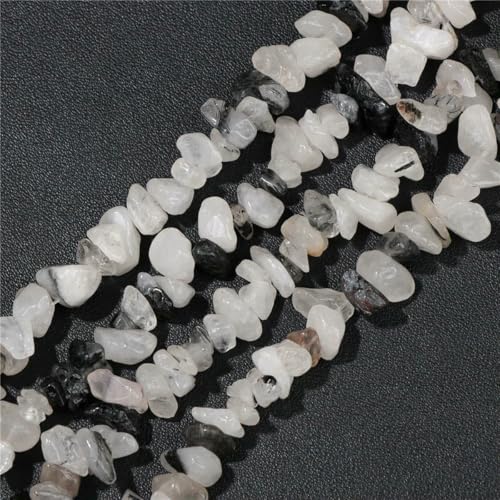 Großhandel Naturstein-Achat-Chips-Perlen 5–8 mm, unregelmäßige Malachit-Amazonit-Opal-Quarz-Edelsteine, Kiesperlen zur Schmuckherstellung, Rutilquarz_a, ca. 38,1 cm Großhandel Naturstein-Achat-Chips-Perlen 5–8 mm, unregelmäßige Malachit-Amazonit-Opal-Quarz-Edelsteine, Kiesperlen zur Schmuckherstellung, Rutilquarz_a, ca. 38,1 cm von LNHBZ