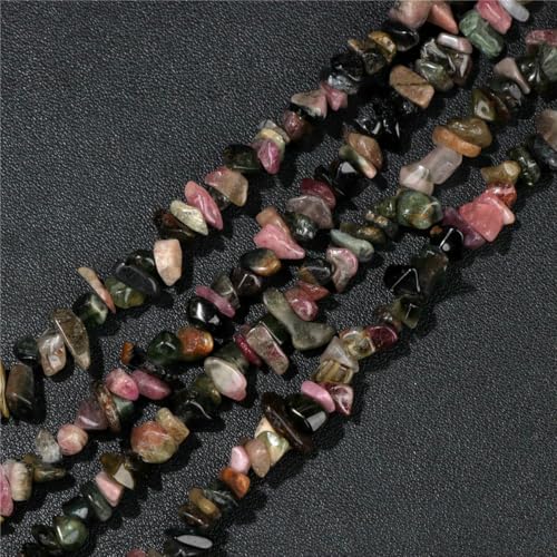 Großhandel Naturstein-Achat-Chips-Perlen 5–8 mm, unregelmäßige Malachit-Amazonit-Opal-Quarz-Edelsteine, Kiesperlen zur Schmuckherstellung, Turmalin, ca. 81,3 cm Großhandel Naturstein-Achat-Chips-Perlen 5–8 mm, unregelmäßige Malachit-Amazonit-Opal-Quarz-Edelsteine, Kiesperlen zur Schmuckherstellung, Turmalin, ca. 81,3 cm von LNHBZ