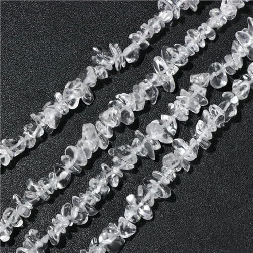 Großhandel Naturstein-Achat-Chips-Perlen 5–8 mm, unregelmäßige Malachit-Amazonit-Opal-Quarz-Edelsteine, Kiesperlen zur Schmuckherstellung, klarer Quarz, ca. 81,3 cm Großhandel Naturstein-Achat-Chips-Perlen 5–8 mm, unregelmäßige Malachit-Amazonit-Opal-Quarz-Edelsteine, Kiesperlen zur Schmuckherstellung, klarer Quarz, ca. 81,3 cm von LNHBZ