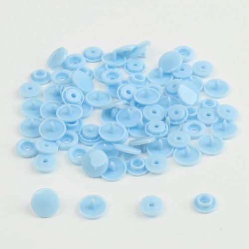 Modische 10/20/50/100 Sets T5 Druckknöpfe Nylonknöpfe Kinderknöpfe Set für Babypuppen Kleidung Nähzubehör-Himmelblau-50 Sets Modische 10/20/50/100 Sets T5 Druckknöpfe Nylonknöpfe Kinderknöpfe Set für Babypuppen Kleidung Nähzubehör-Himmelblau-50 Sets von LNHBZ