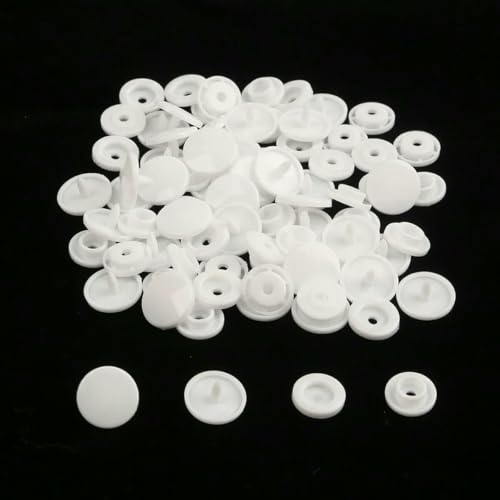 Modische 10/20/50/100 Sets T5 Druckknöpfe Nylonknöpfe Kinderknöpfe Set für Babypuppen Kleidung Nähzubehör-Weiß-100 Sets Modische 10/20/50/100 Sets T5 Druckknöpfe Nylonknöpfe Kinderknöpfe Set für Babypuppen Kleidung Nähzubehör-Weiß-100 Sets von LNHBZ